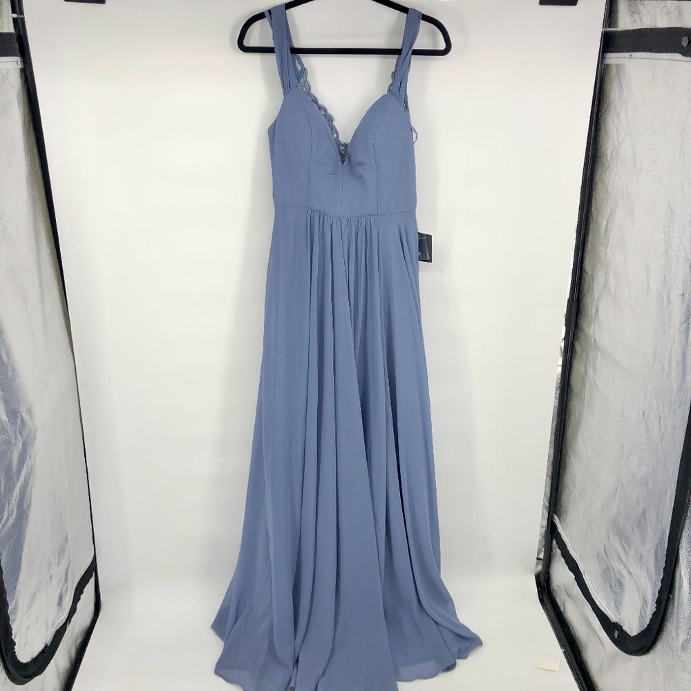 Soieblu Light Blue Maxi Gown Med/LG NWT